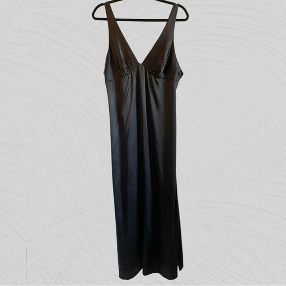 NK imode black silk maxi chemise - Picture 1 of 11